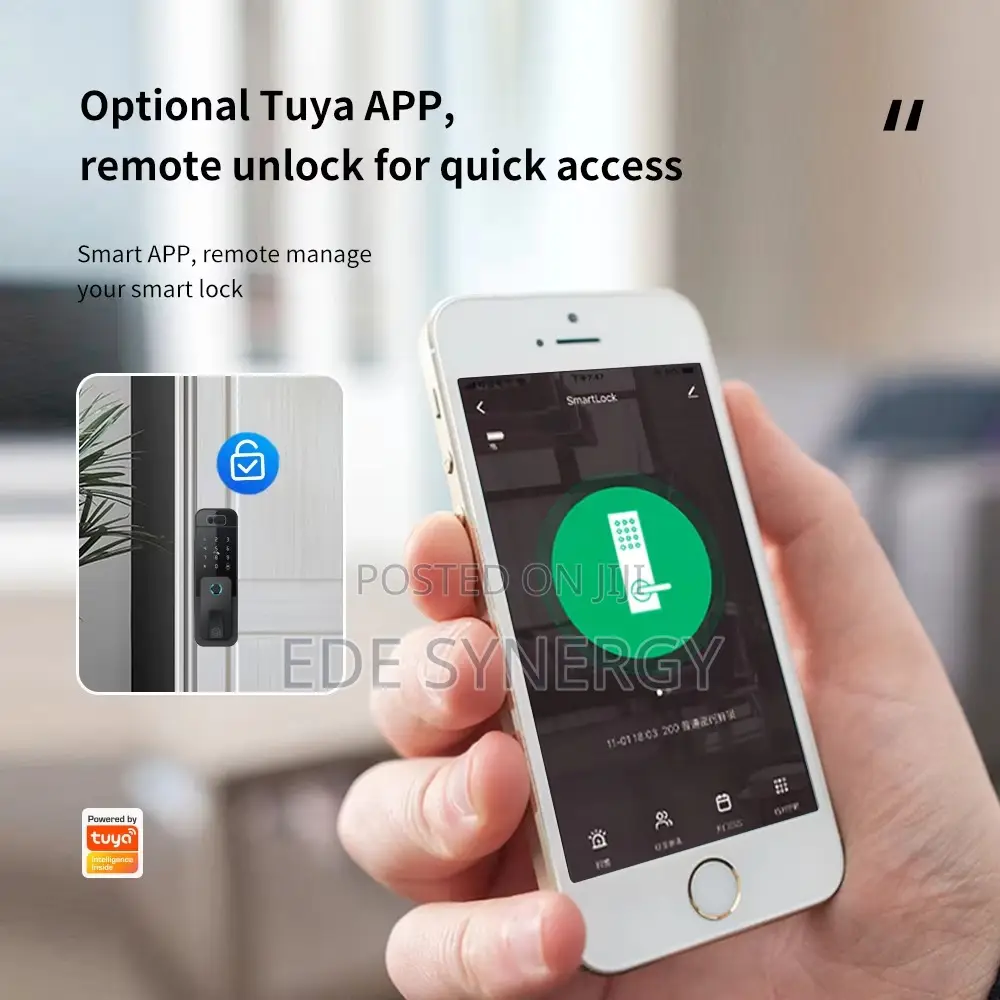 Iron Gate Waterproof Tuya Face Recognition Fingerprint Smartlock
