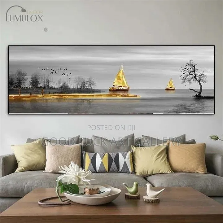 Abstract White Feather Wall Art