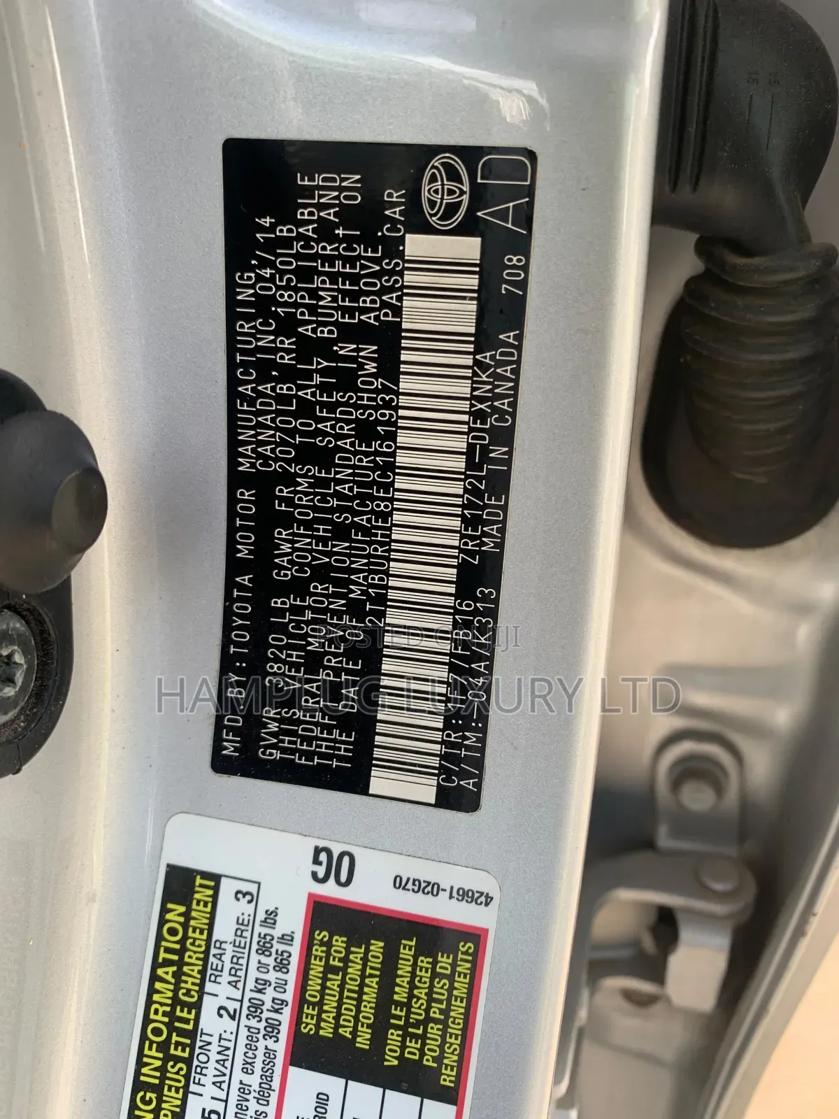 Toyota Corolla 2014 Silver