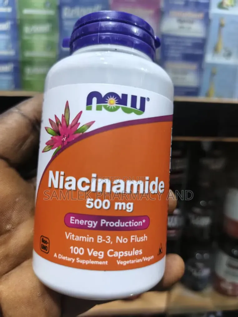 Now Foods Niacinamide 500mg- 100capsules