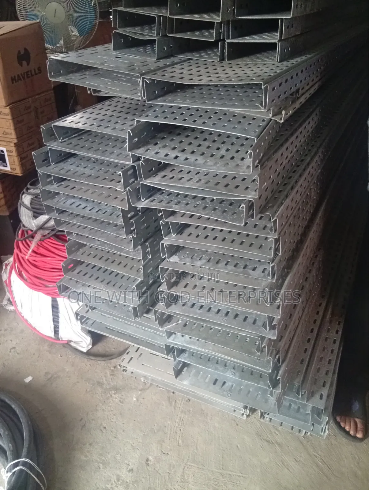 300mm*50mm Galvanized Cable Tray (3 Metres)
