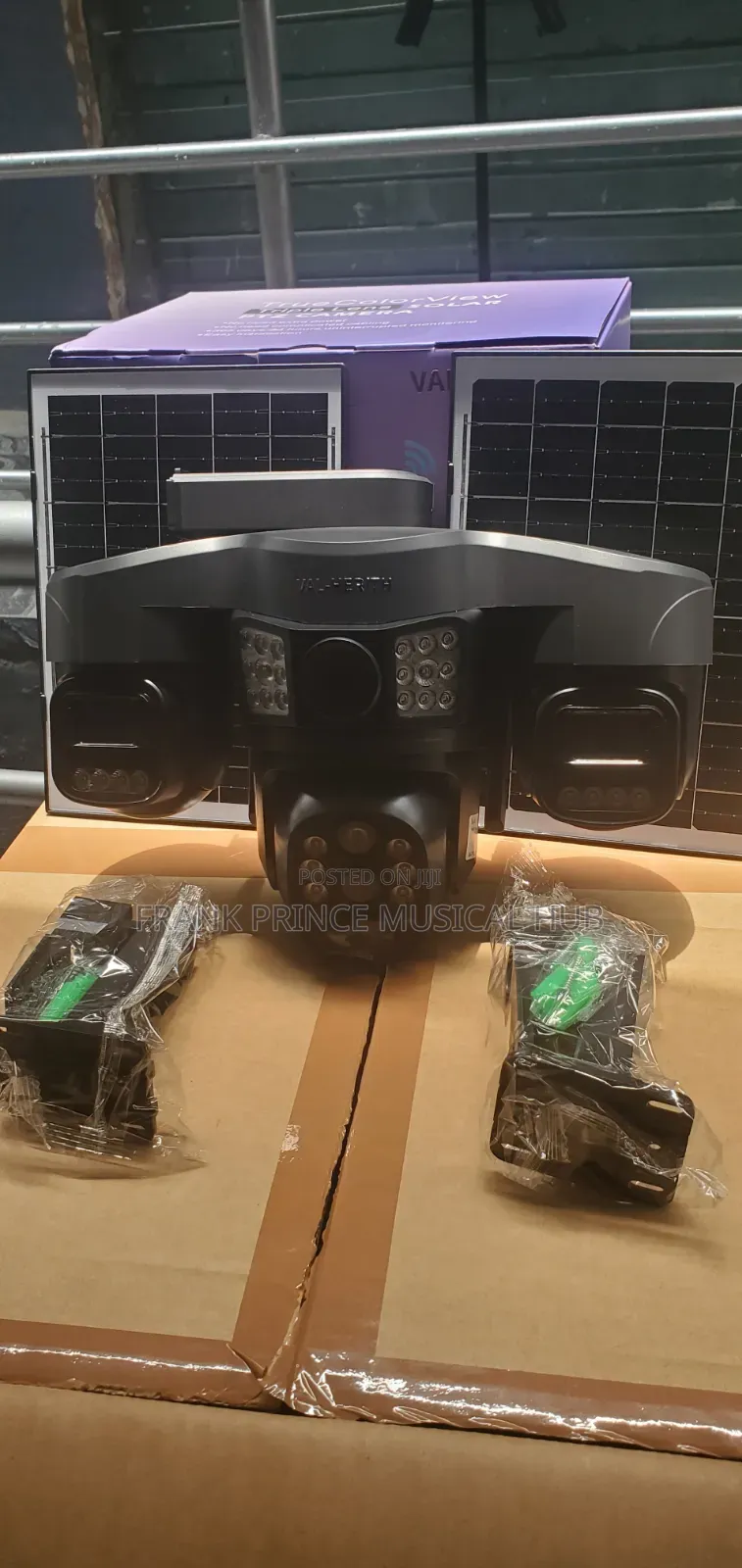 VAL-HERITH Triple-Lens Solar PTZ Security CCTV Camera
