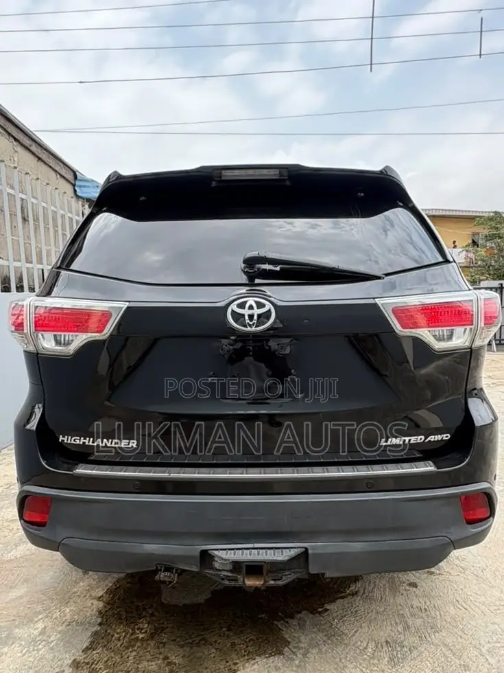 Toyota Highlander Limited V6 4x4 (3.5L 6cyl 6A) 2016 Black