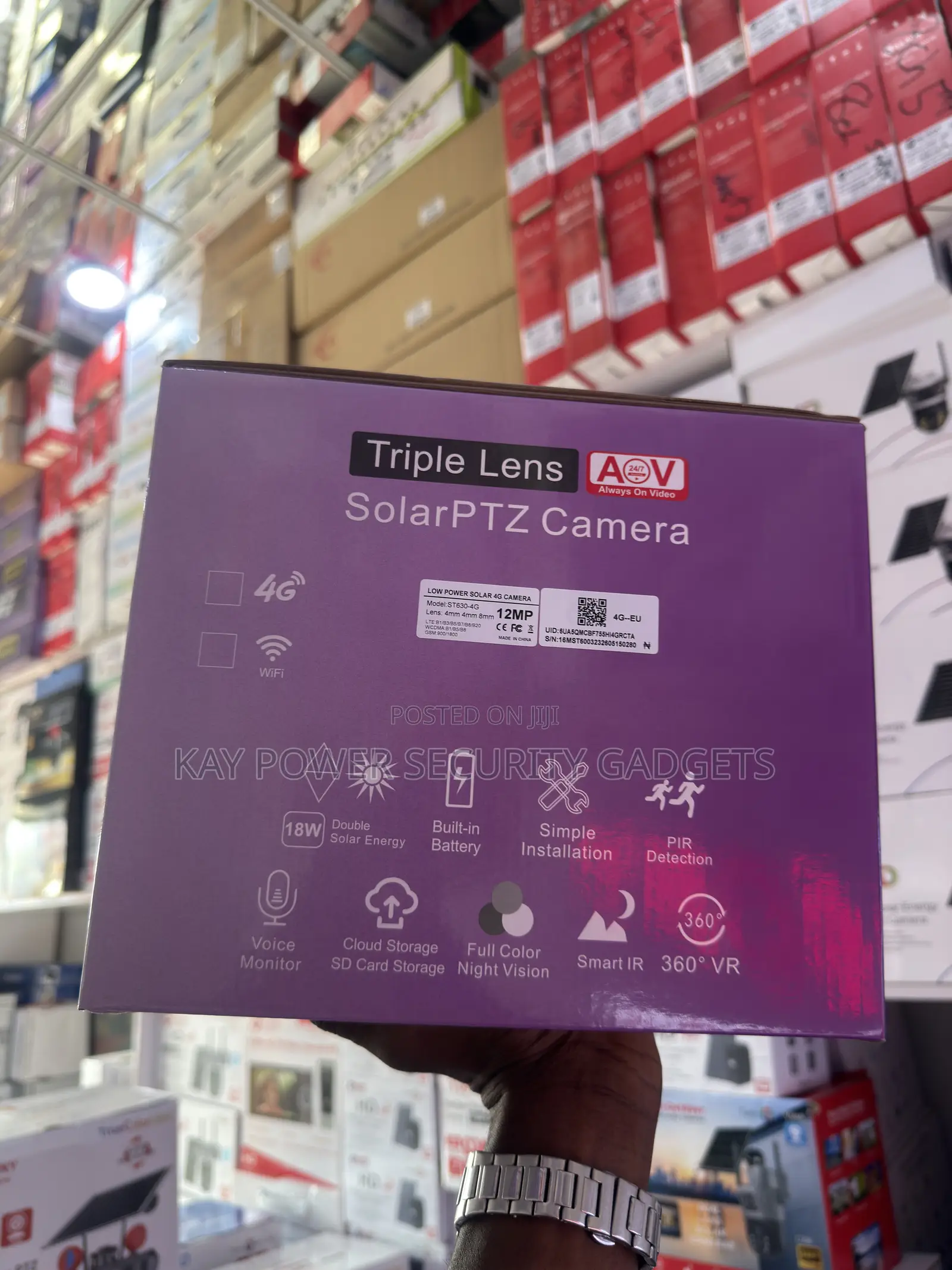 Ubox 3 Lens Solar Camera