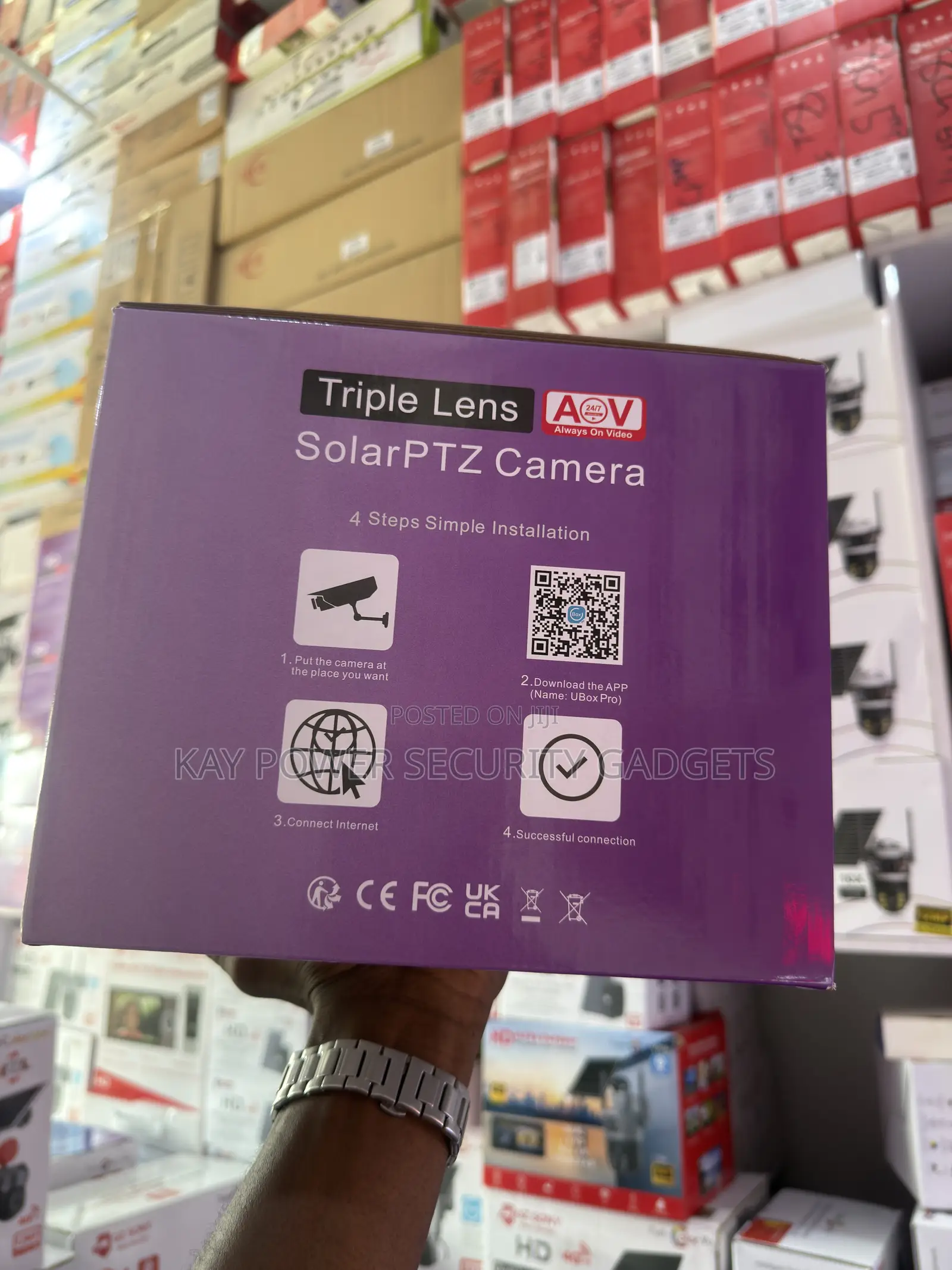 Ubox 3 Lens Solar Camera