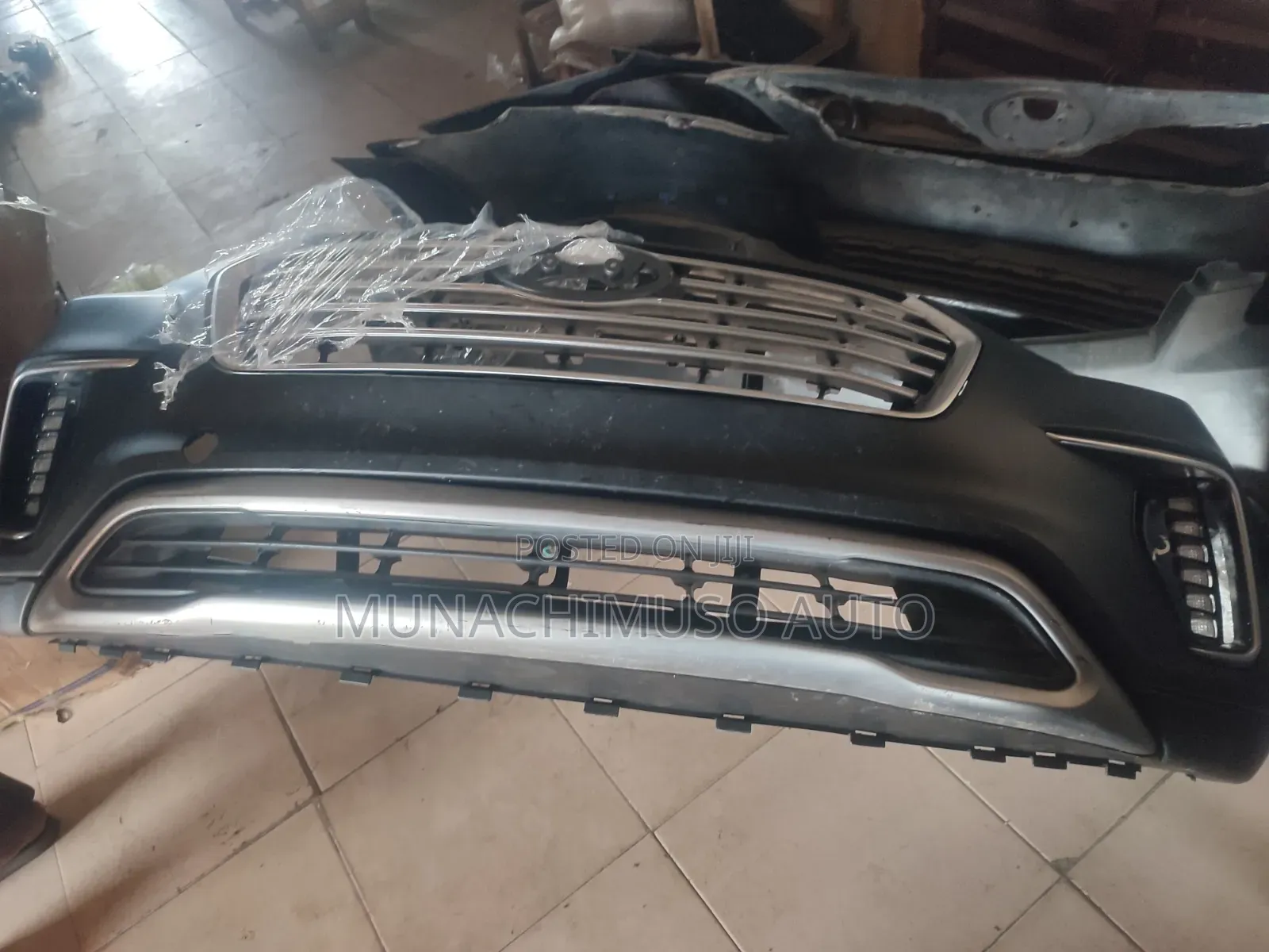 Complete Front Bumper Hyundai Santafe Grand 2018