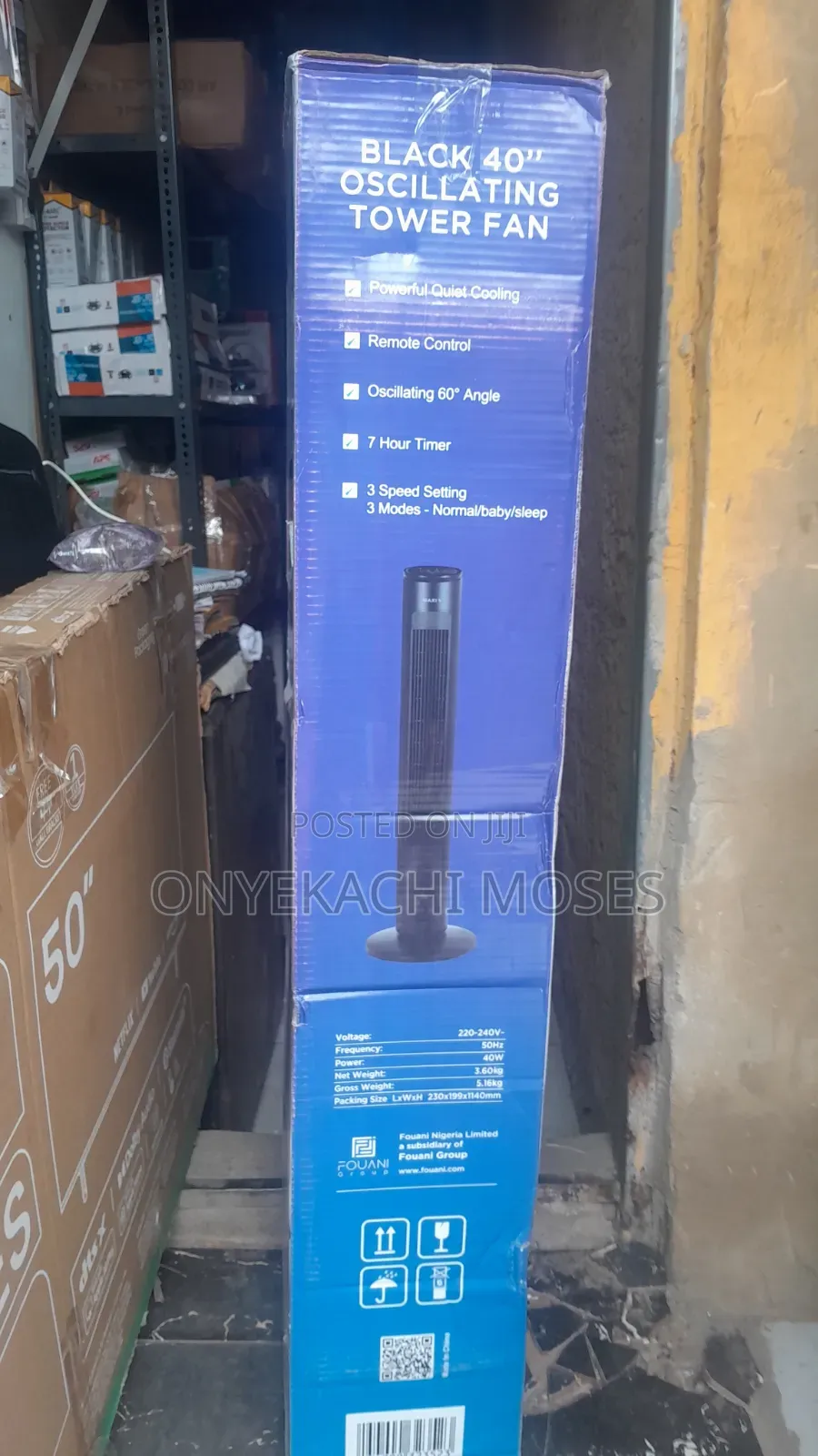 Maxi Tower Fan 40 Inches