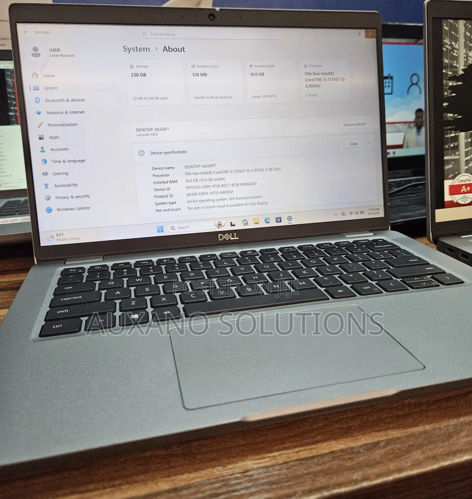 Laptop Dell Latitude 5420 16GB Intel Core i5 SSD 256GB