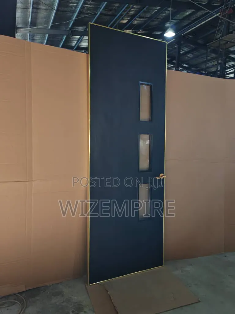 Black Kitchen Doors With Glass Available