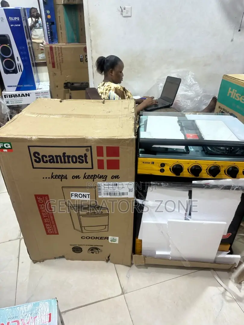 Scanfrost 60x60 4 Burner Gas Cooker for Daily Cooking