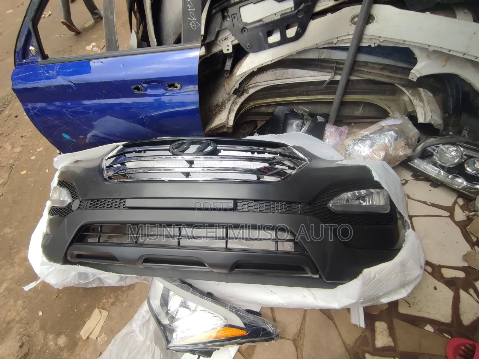 Complete Front Bumper Hyundai Santafe 2012/014