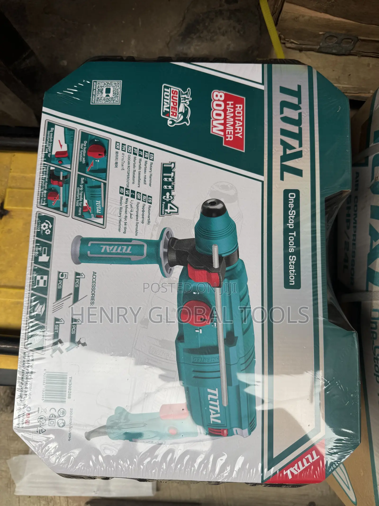800w Total Electric Rotary Hammer Machine