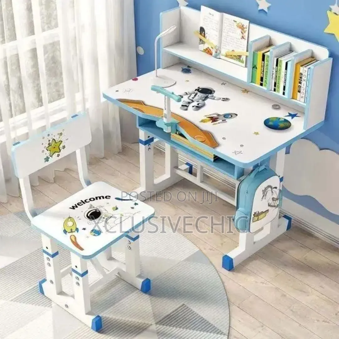 Children Kids Drawing Study Table Chair Set for Study