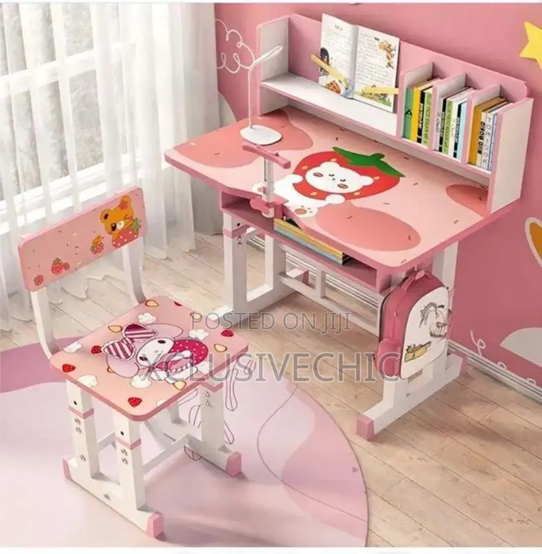 Children Kids Drawing Study Table Chair Set for Study