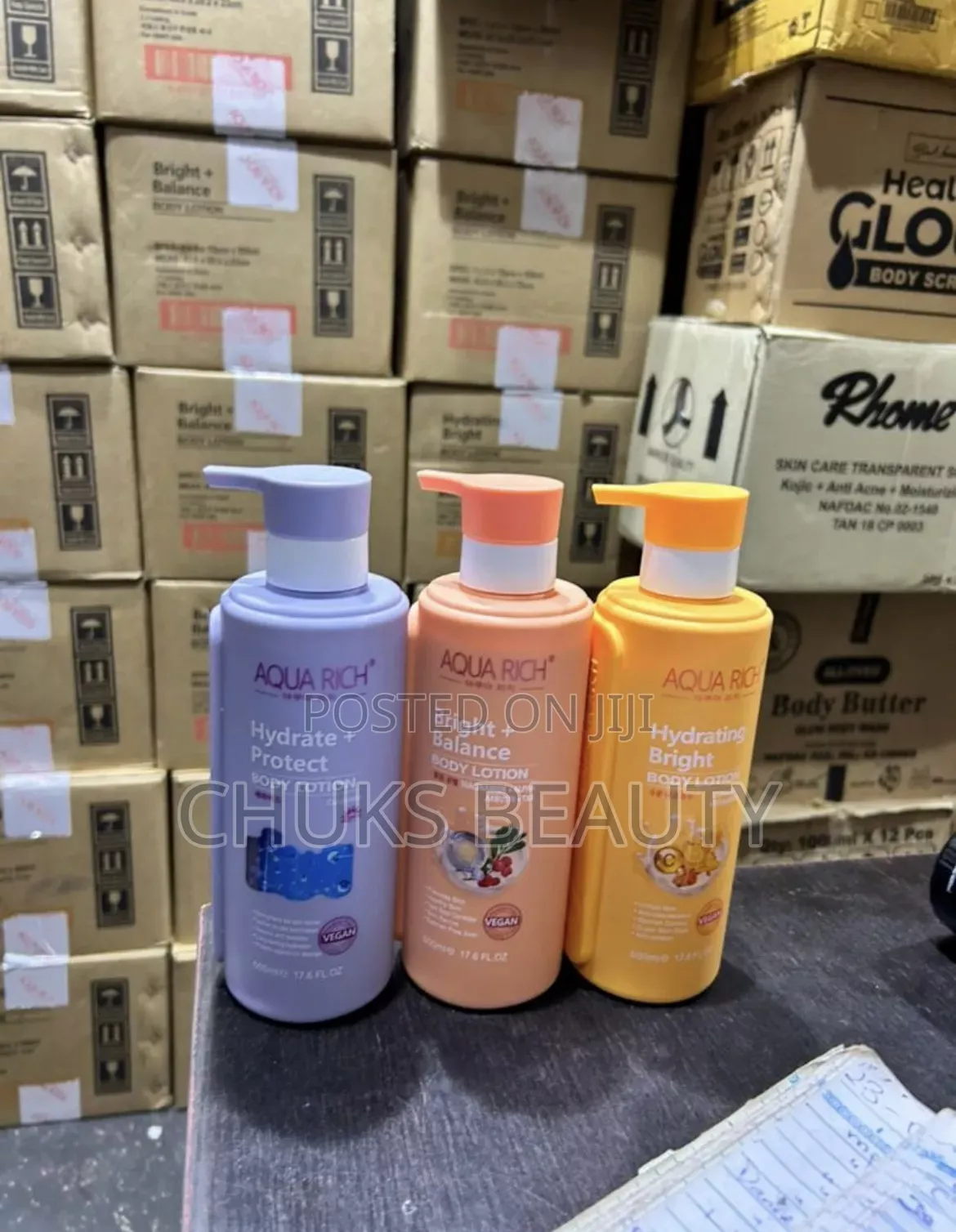 AQUA RICH Body Lotion Range (500 mL)