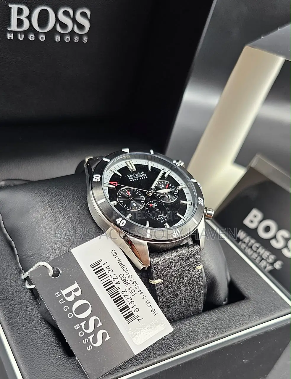 High Quality Hugo Boss Leather Watch