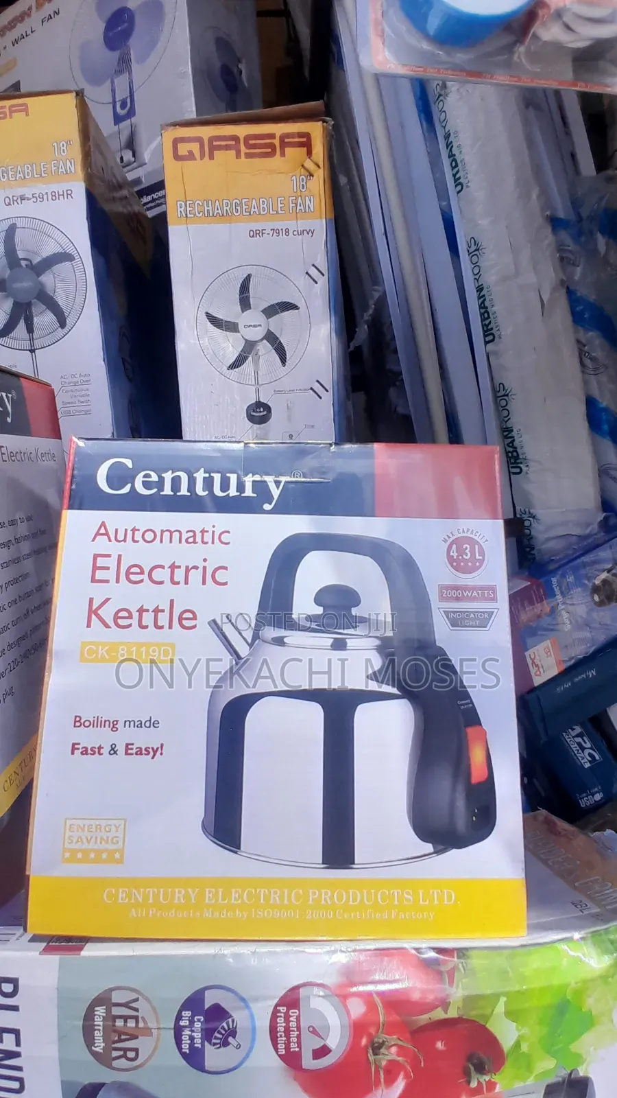 Century Automatic Electric Kettle
