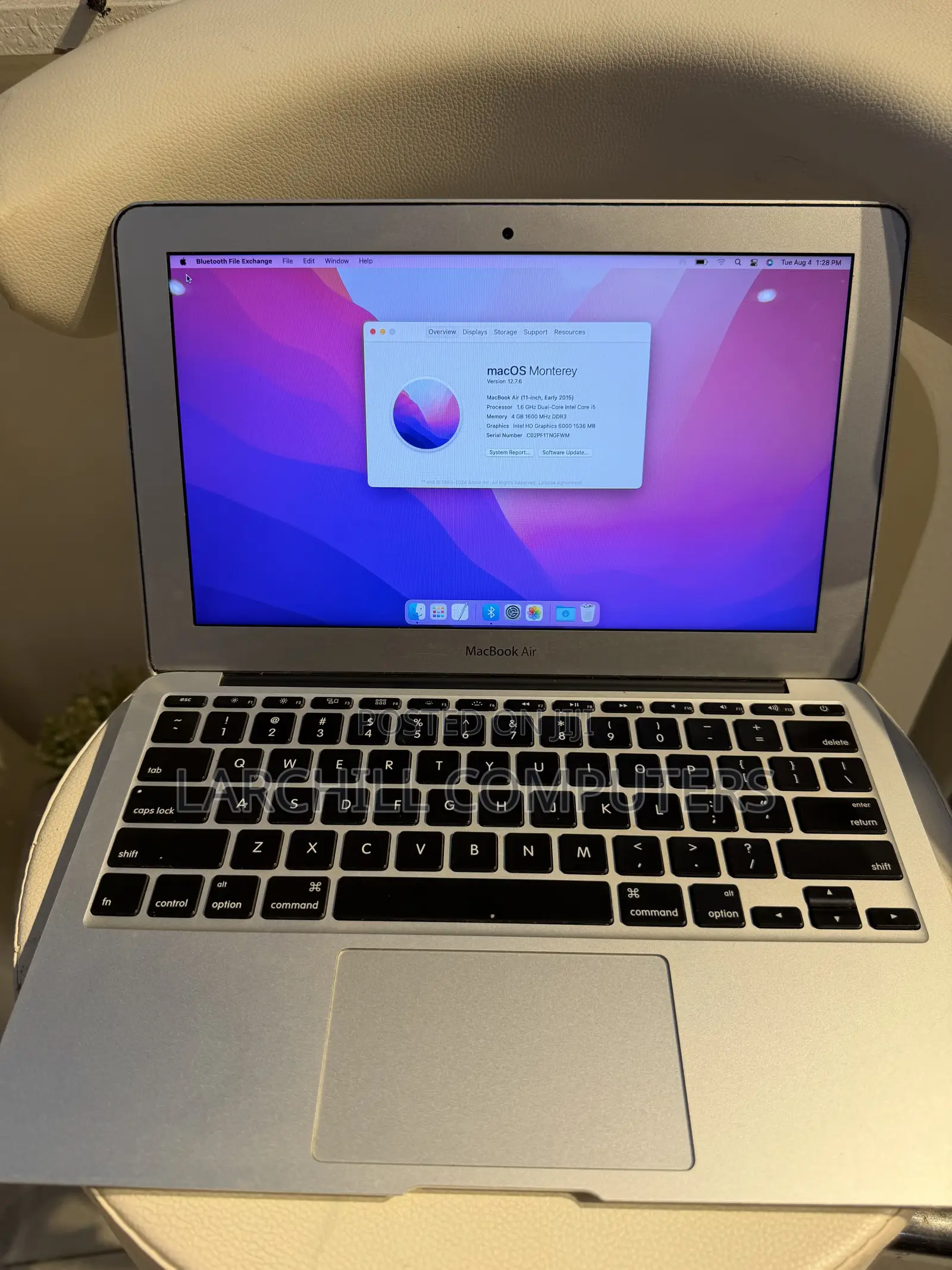 Laptop Apple MacBook Air 2015 4GB Intel Core i5 SSD 128GB