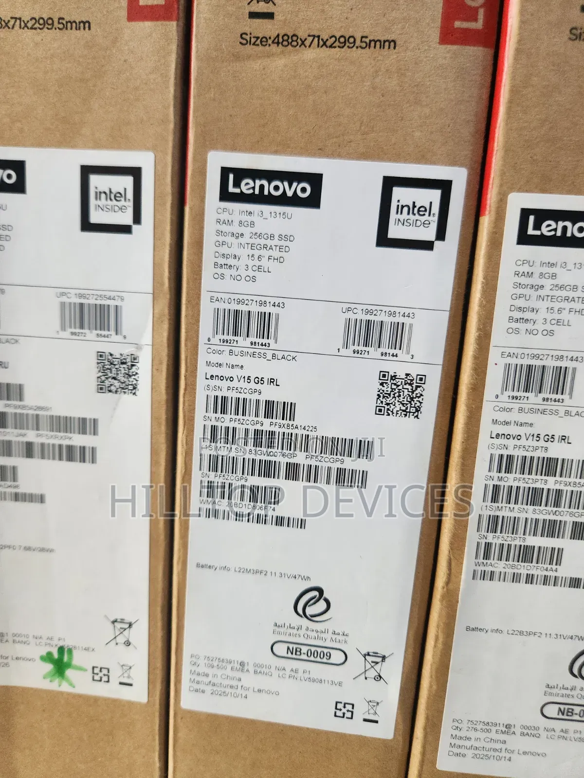 New Laptop Lenovo V15 8GB Intel Core i3 SSD 256GB