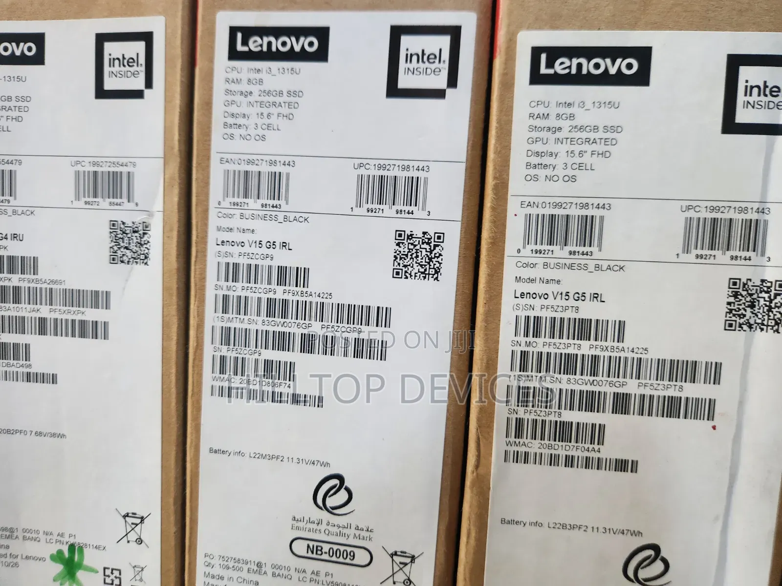 New Laptop Lenovo V15 8GB Intel Core i3 SSD 256GB