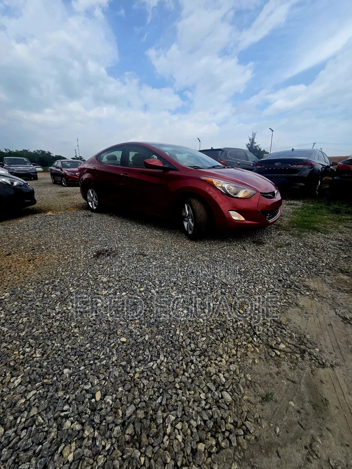Hyundai Elantra GLS 2012 Red