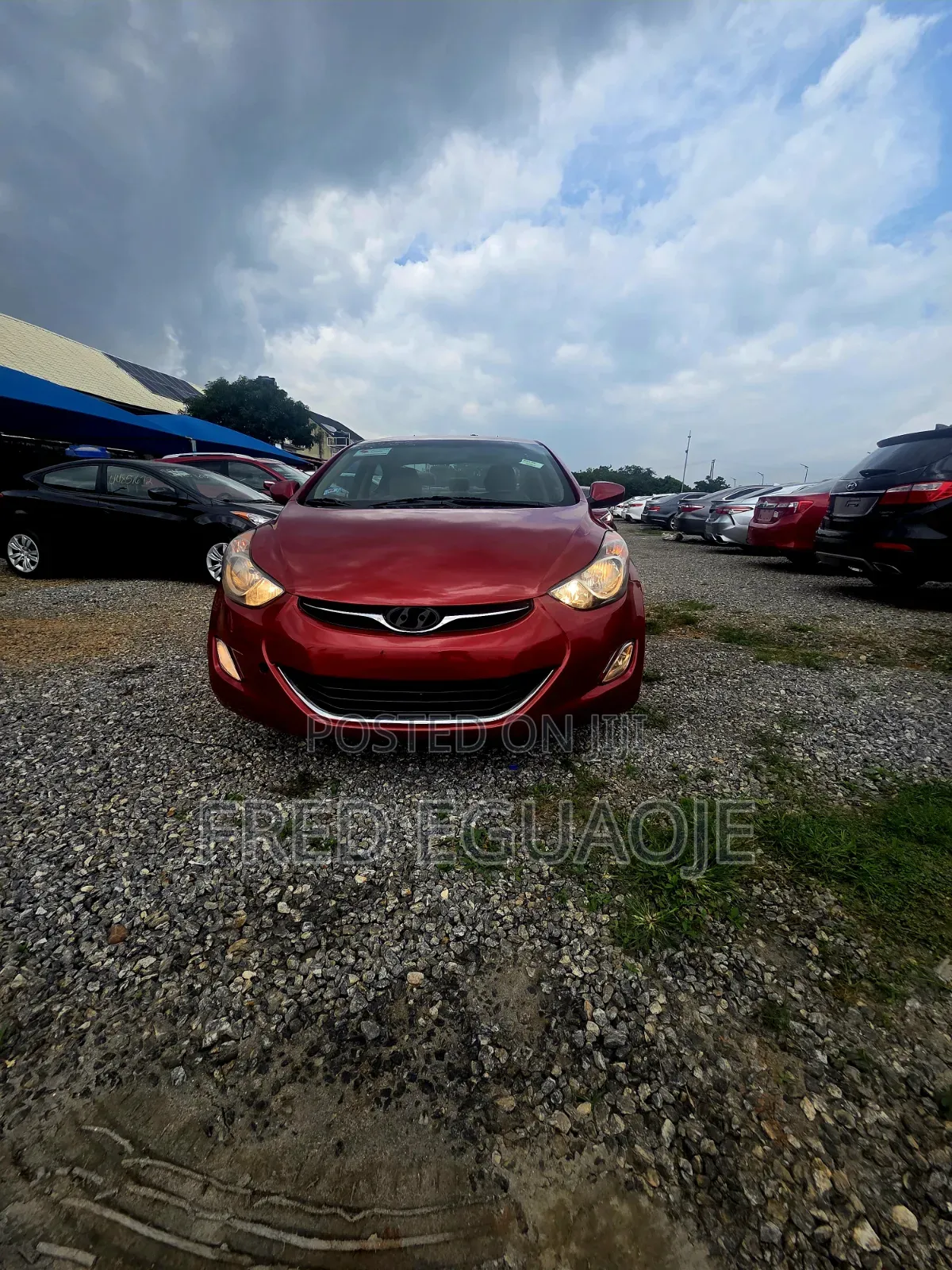 Hyundai Elantra GLS 2012 Red