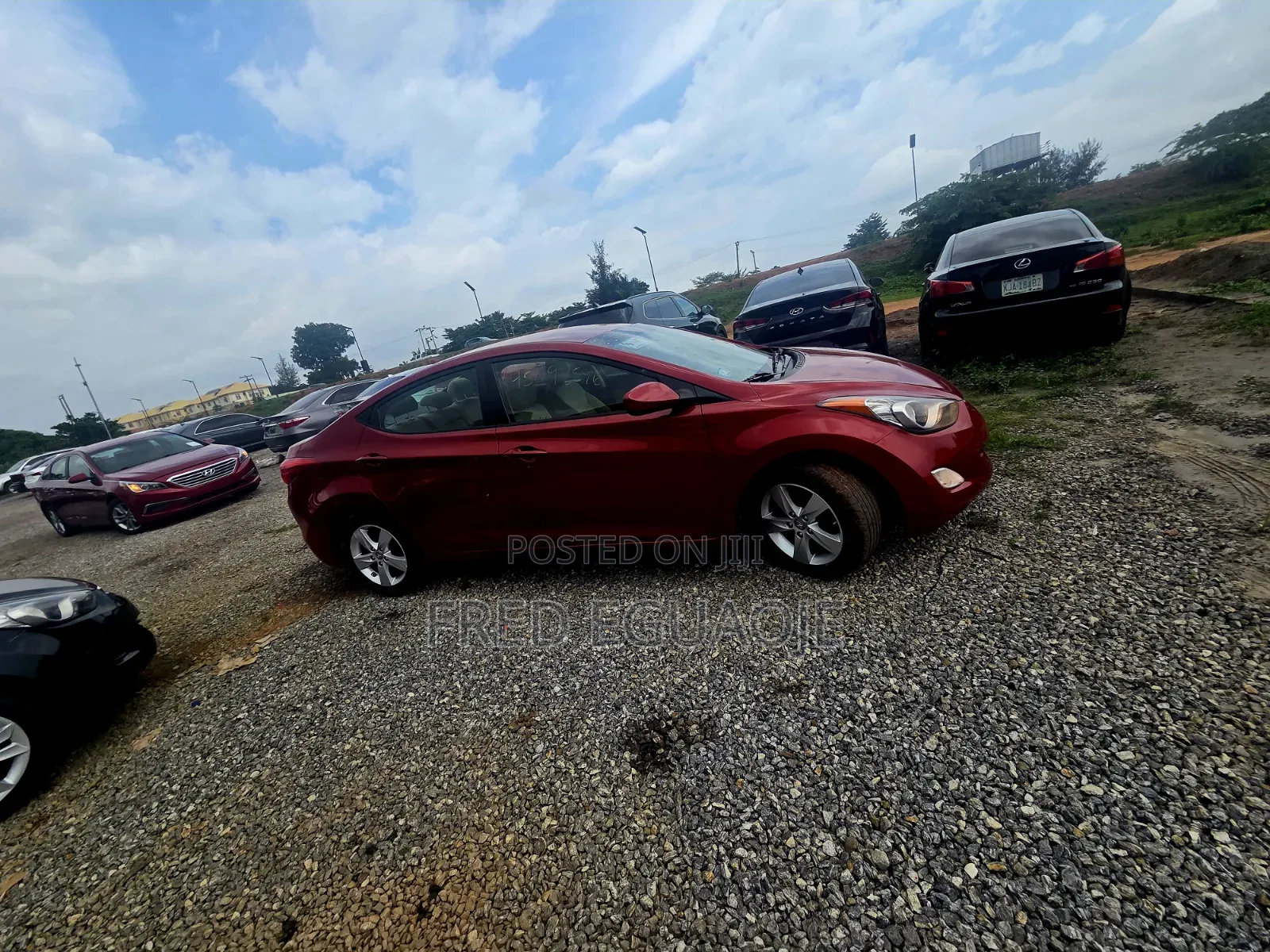 Hyundai Elantra GLS 2012 Red