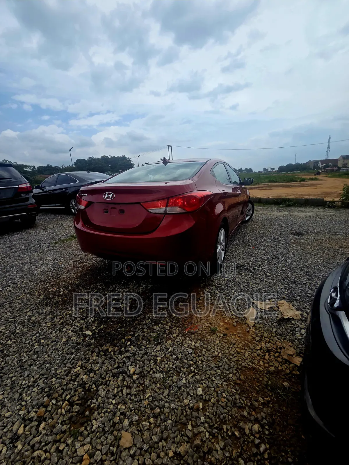 Hyundai Elantra GLS 2012 Red