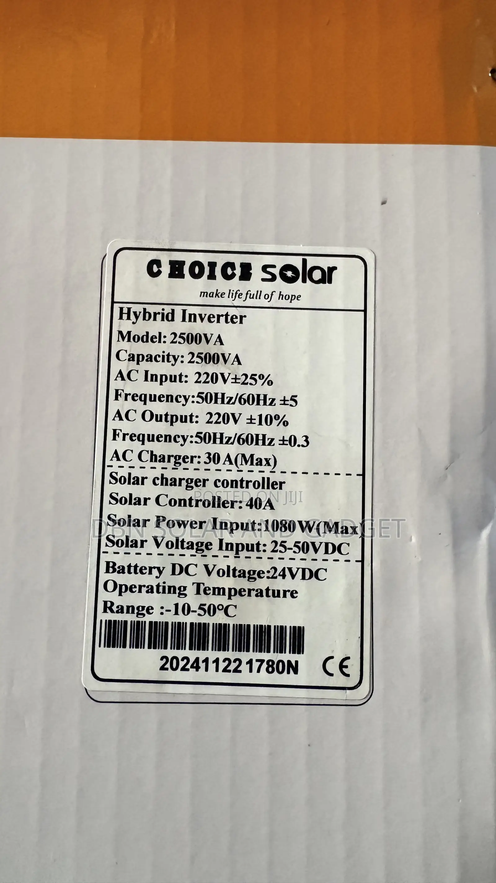 2.5kva 24v Choice Solar Hybrid Inverter Very Good Quality and Reliabl