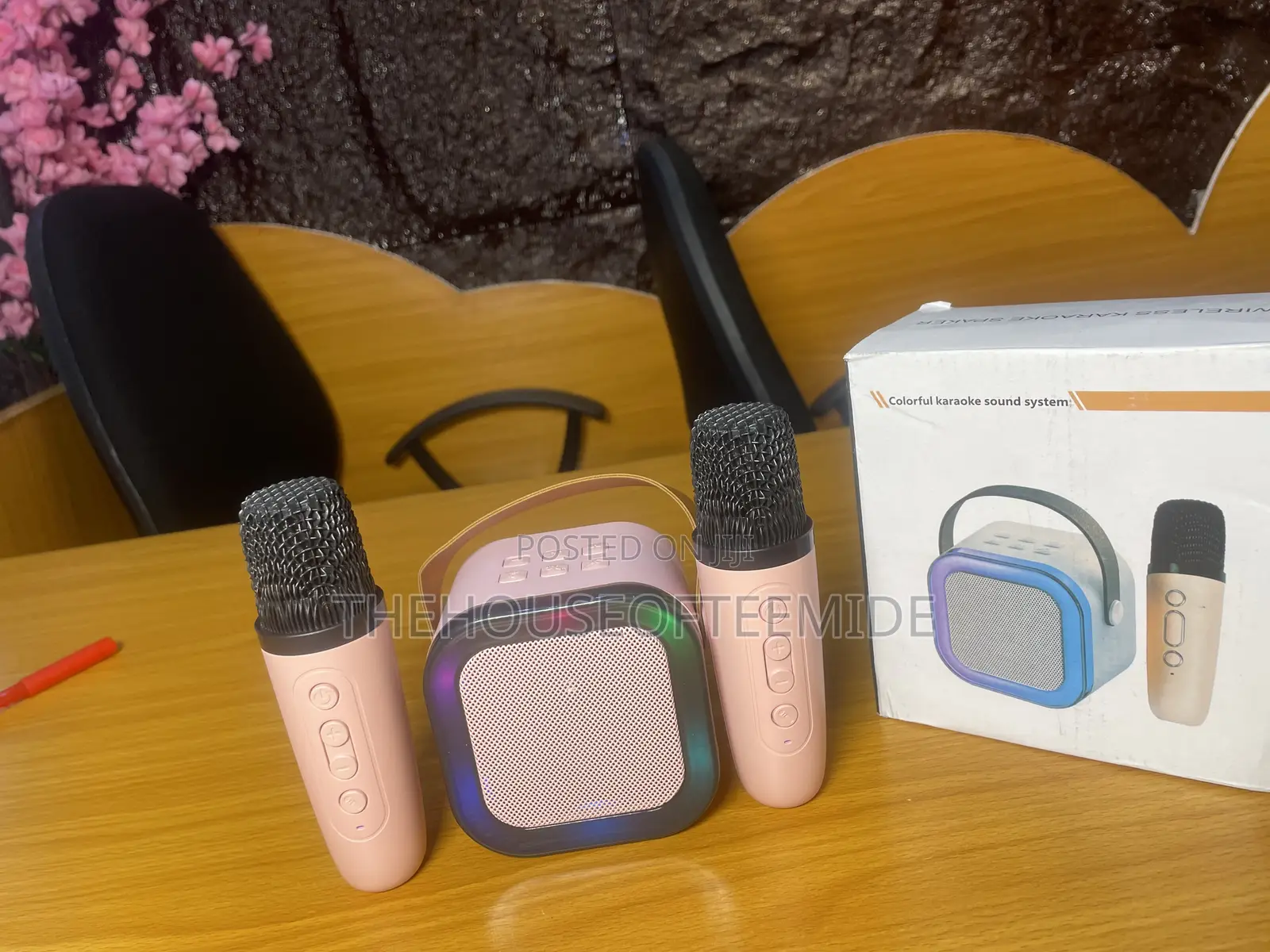 Colourfu Karaoke Sound System With Microphone