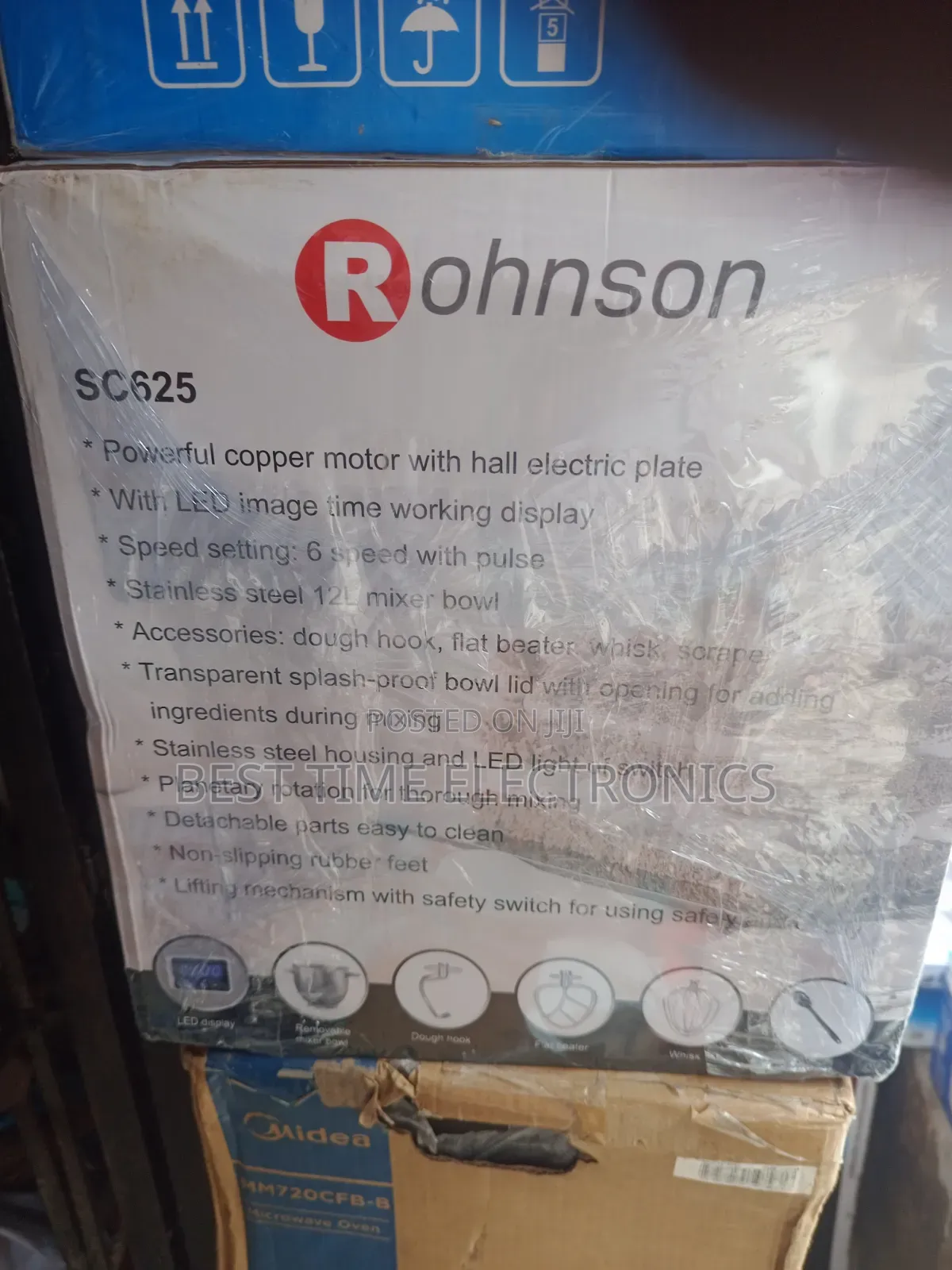 Rohnson 12l Bowl Stand Mixer