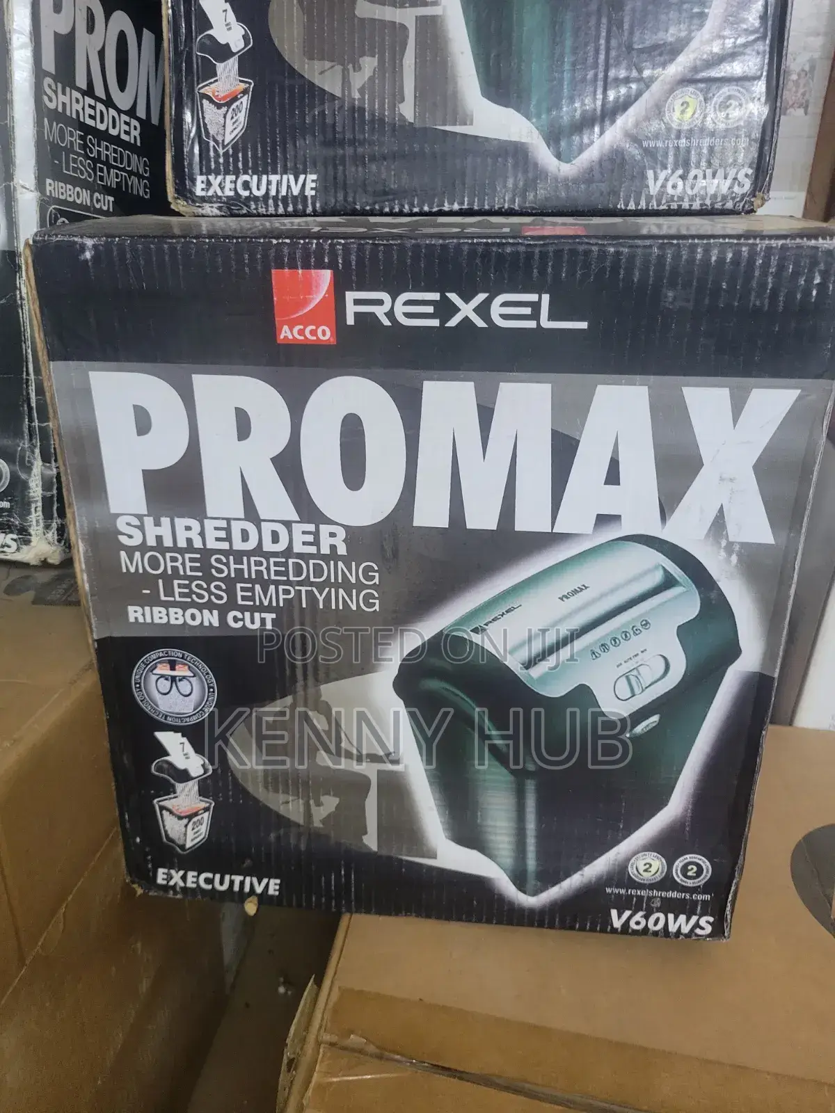Brand New Rexel ProMax V60WS Executive Paper Shredder