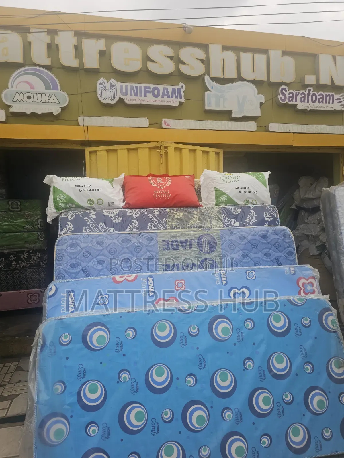 Student Mattress Comfy 6 BY 2.5 BY 4(30 by 4)
