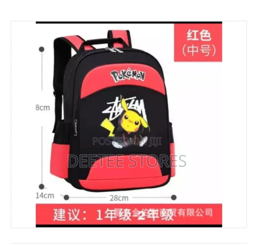 Pokémon School Bag Red Colour)