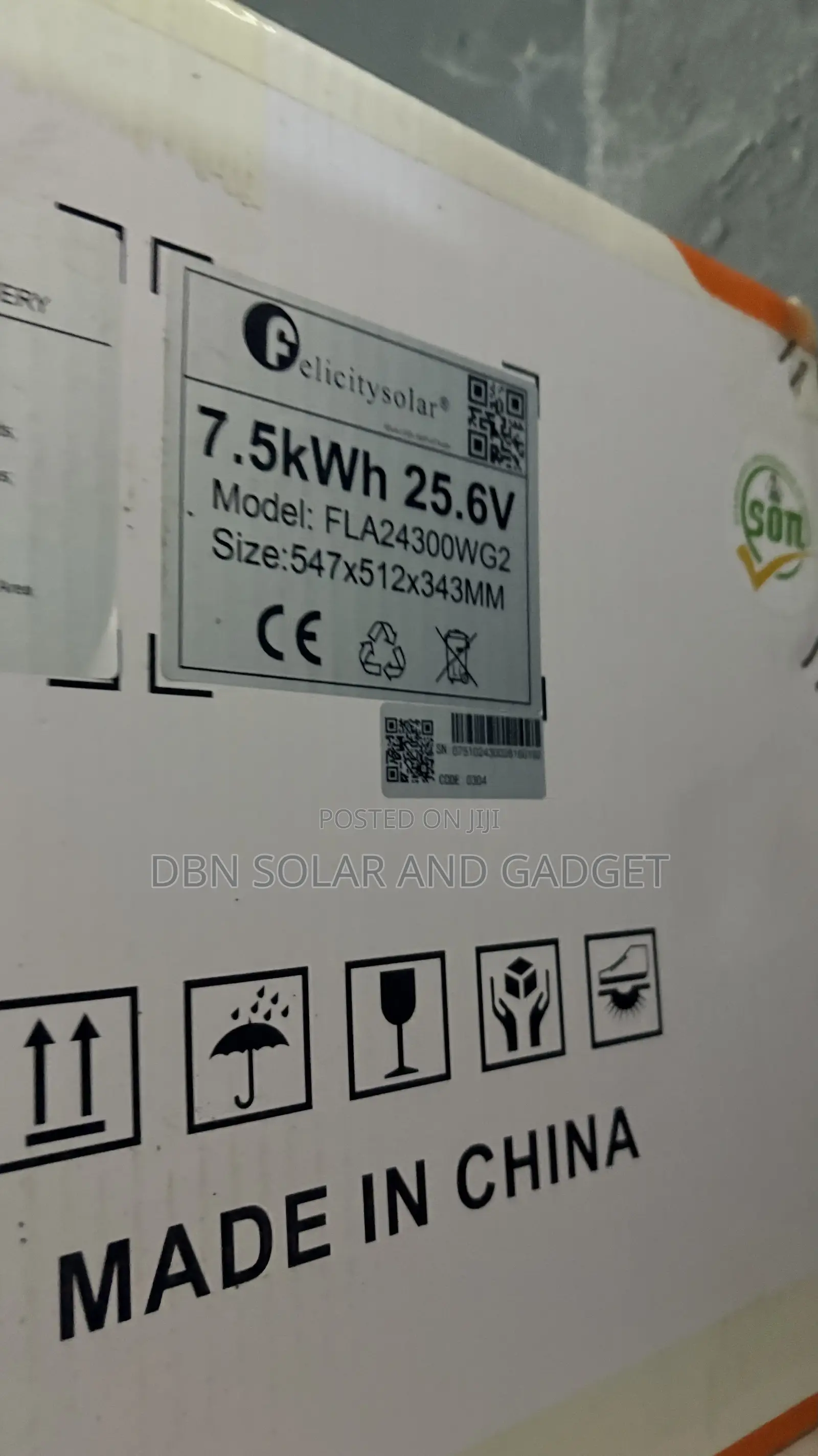 Original 7.5kwh 24v Felicity Solar Lithium Ion Battery Good Quality