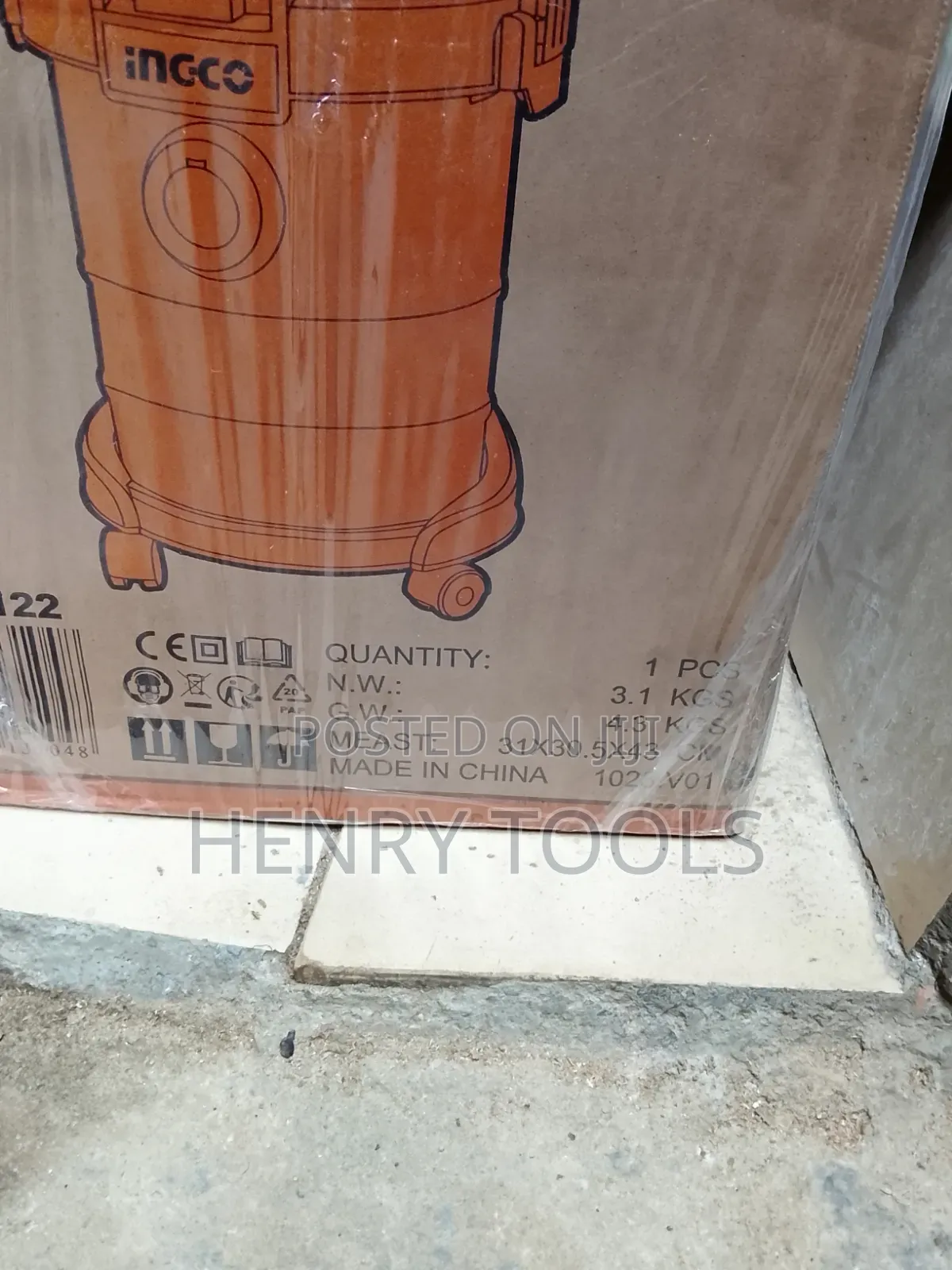 Vacuum Cleaner 12l Ingco Product