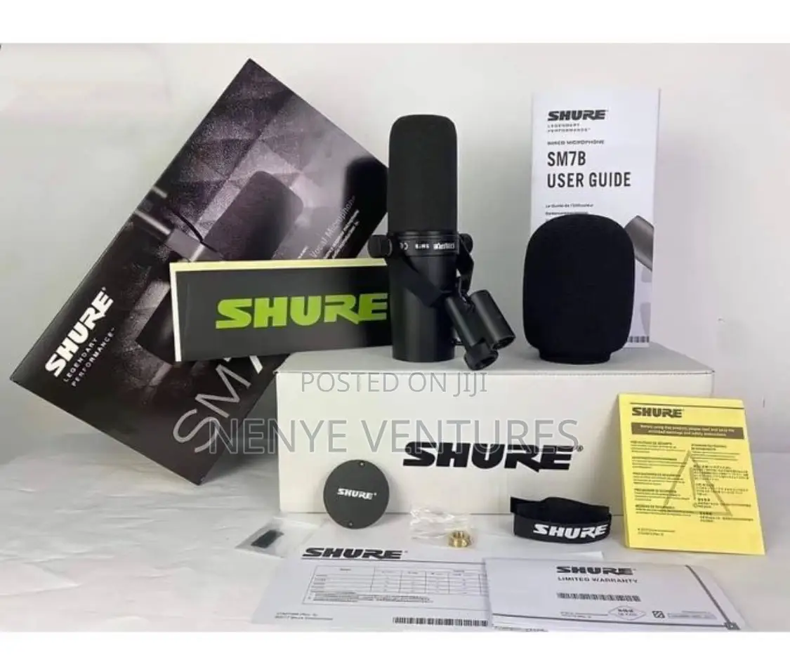 Shure Sm7b Studio Podcast Microphone
