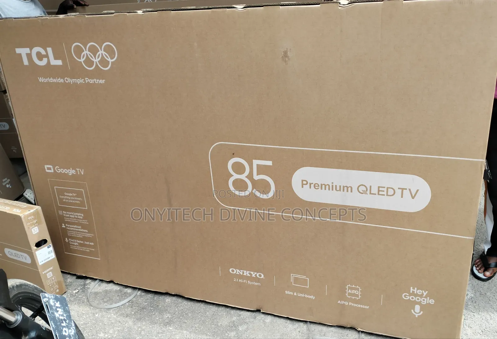 85" TCL Qled Google Smart TV
