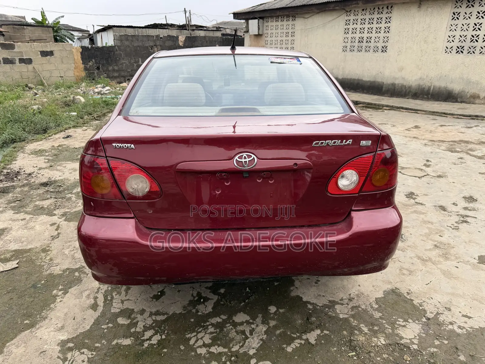 Toyota Corolla 2004 Burgundy