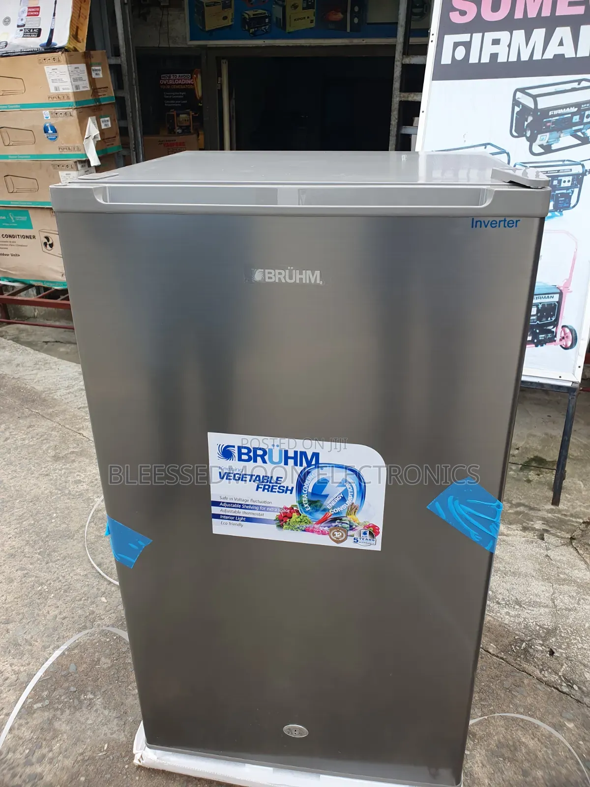 Bruhm Inverter Table Top Refrigerator With 10 Yrs Company Warranty