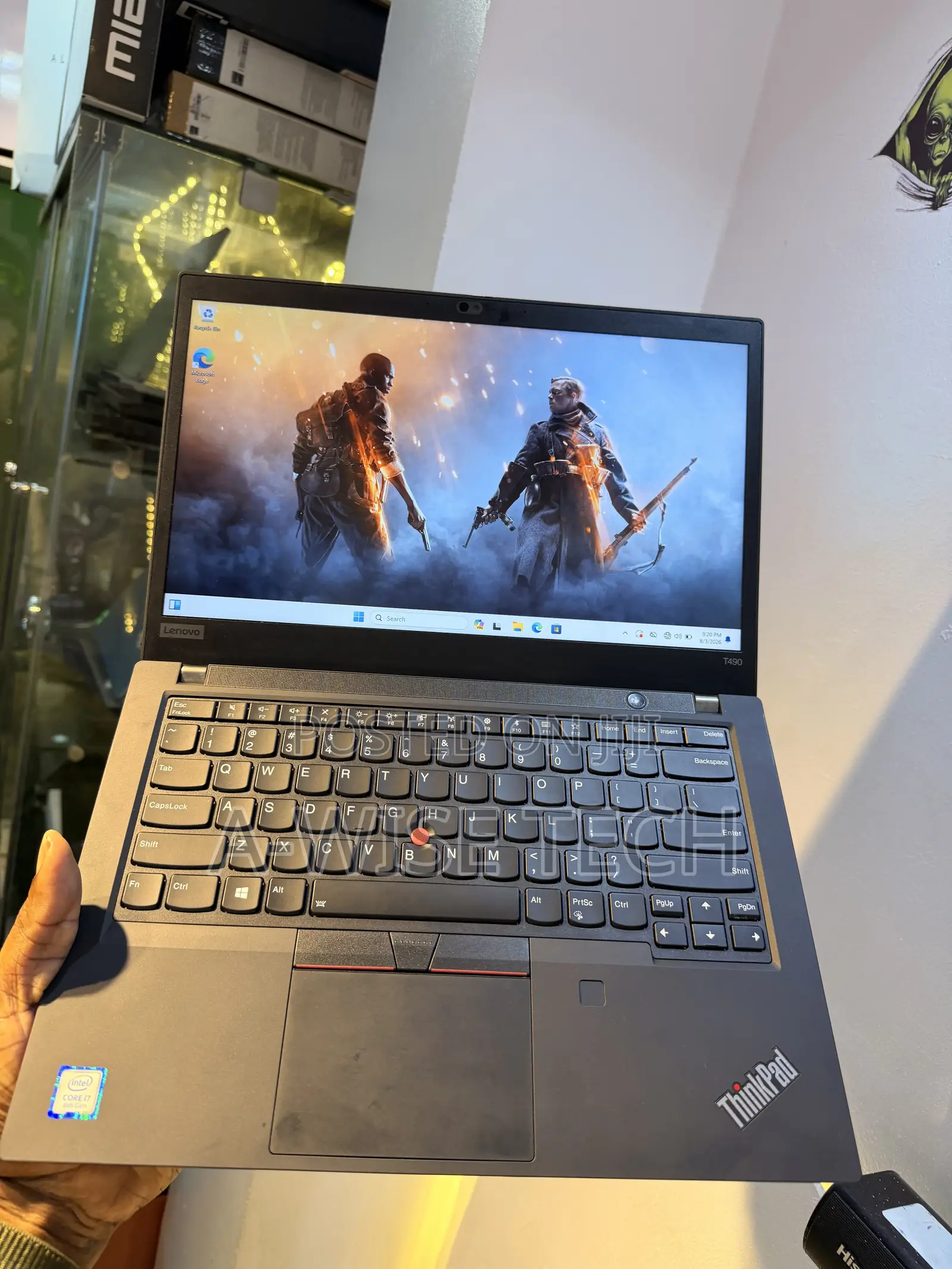 Laptop Lenovo ThinkPad T490s 8GB Intel Core i5 SSD 256GB