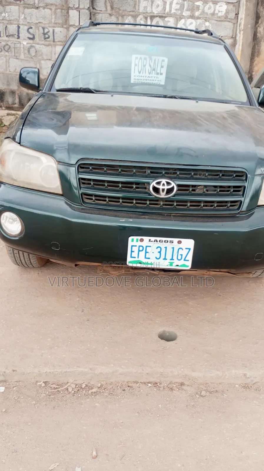 Toyota Highlander 2003 Green