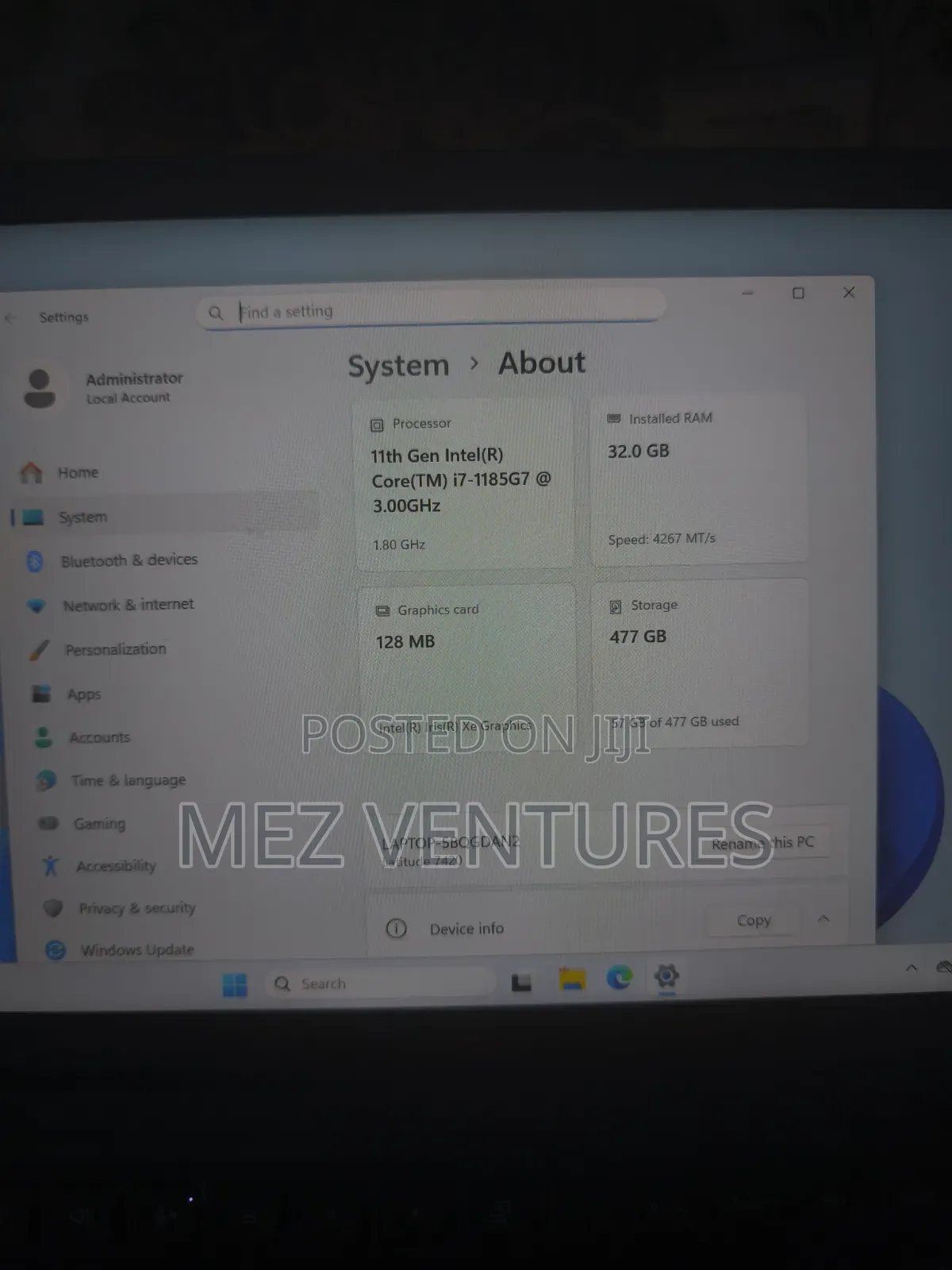 Laptop Dell Latitude 7420 32GB Intel Core i7 SSD 512GB