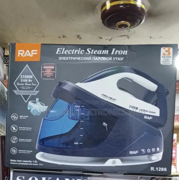 Raf Commercial Electric Steam Iron