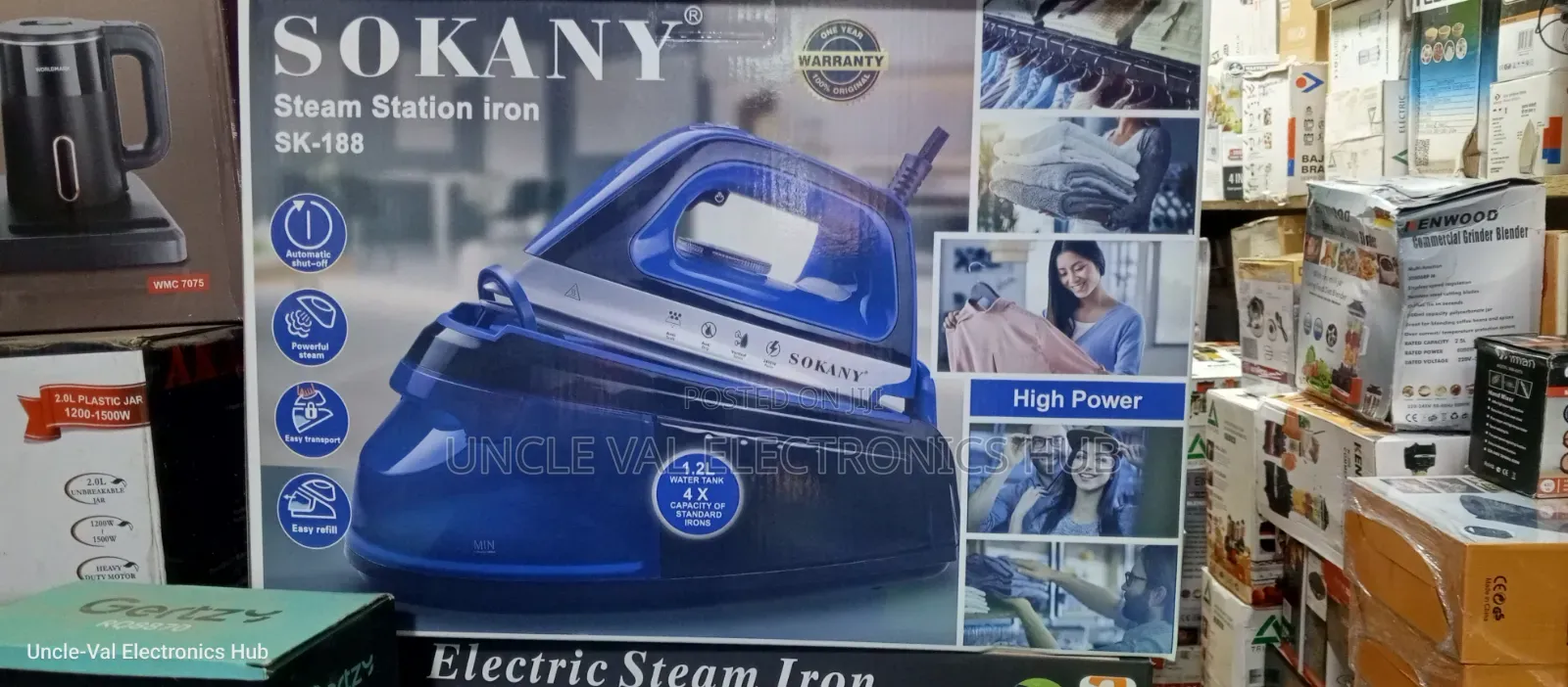 Sokany Commercial Electric Steam Iron