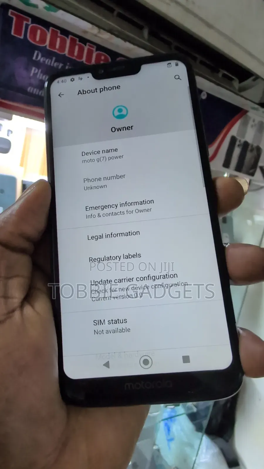 Motorola Moto G7 Power 32 GB Gray
