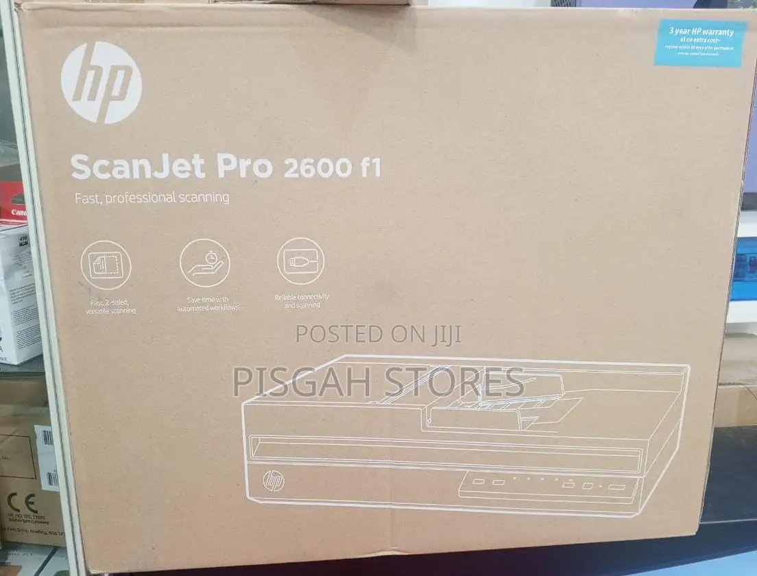 HP Scanjet Pro 2600 F1, Fast 2-Sided Scanning and Auto Document Feeder
