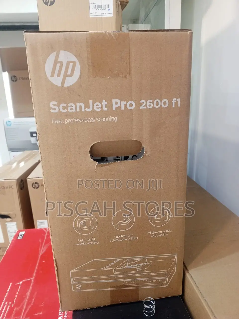 HP Scanjet Pro 2600 F1, Fast 2-Sided Scanning and Auto Document Feeder