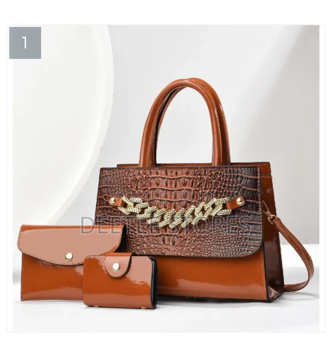 3pcs Women Fashion Handbag Set,