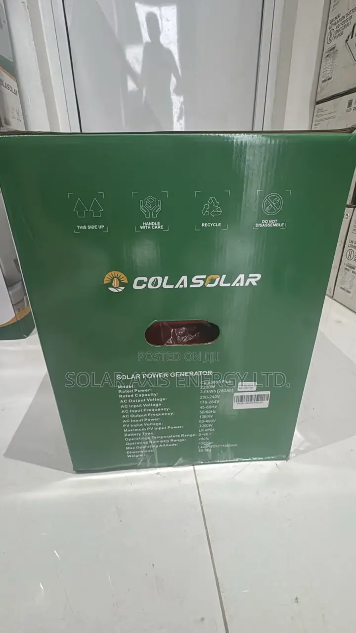 COLA 3600 Plus Solar Generator 2200W | Backup Power Solution